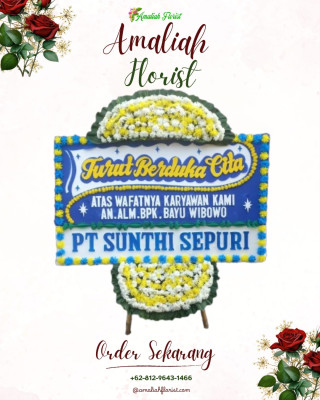 Papan Bunga Duka di Bidara Cina