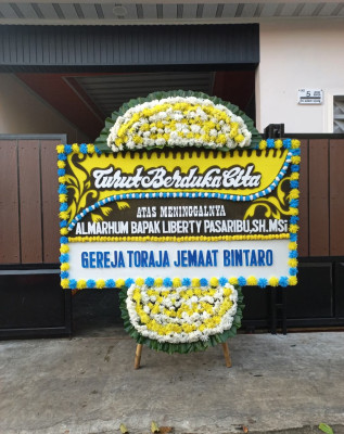 Papan Bunga Duka di Bidara Cina