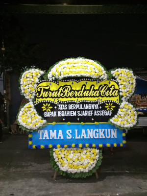 Papan Bunga Duka di Bidara Cina